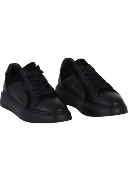 Siyah Deri Erkek Spor Ayakkabı 43MA25576 43MA25576 fiyatları