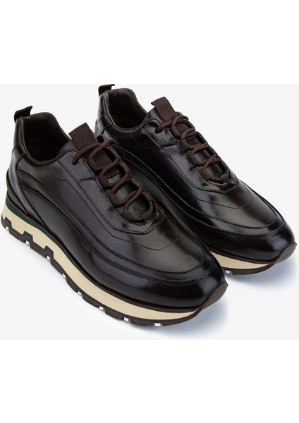 Erkek Hakiki Deri Kahverengi Sneakers & Spor Ayakkabı 1093 3071 Erk Ayk SK25-26 Kahve Dr fiyatları