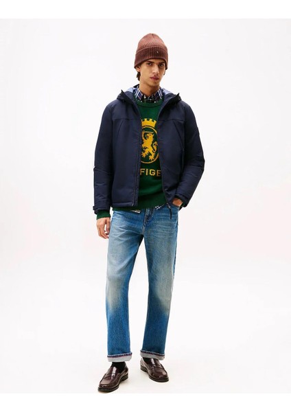 Tech Hooded Short Padded Jacket Erkek Mont MW0MW41363