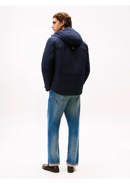 Tech Hooded Short Padded Jacket Erkek Mont MW0MW41363 modelleri