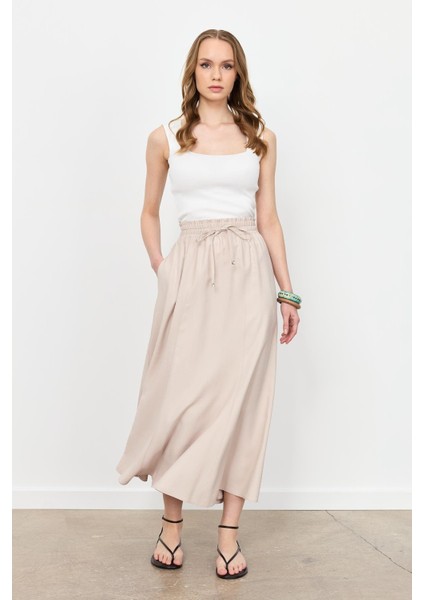 Beli Lastik Modal Uzun Etek-Taş indirimleri