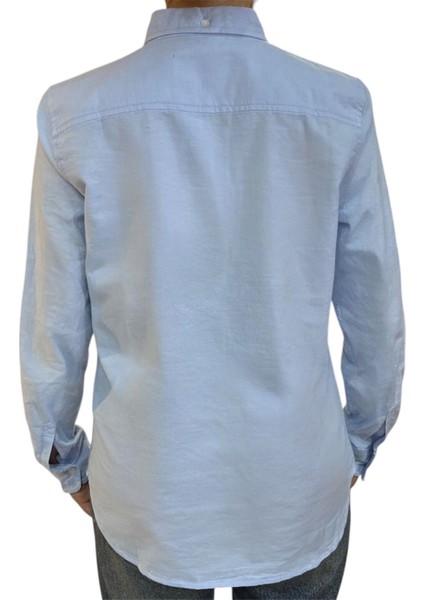 V-Frch Fıtted Oxford Logo Kadın Gomlek fiyatları