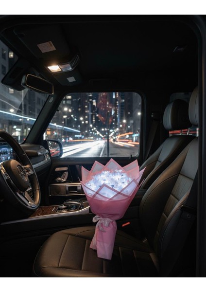 ✨ Beyaz LED Işıklı Papatya Buketi – Solmayan Işıltılı Dekor & Hediye fiyatları