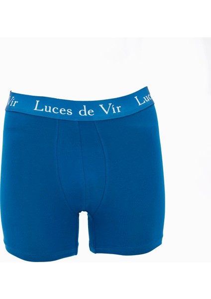 Erkek 3’lü Boxer Seti Petrol Mavisi Luces De Vir fırsatları