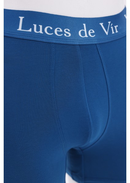 Erkek 3’lü Boxer Seti Petrol Mavisi Luces De Vir