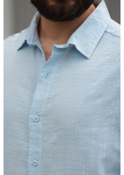 Oversize Keten Karışımlı Basic Salaş Gömlek modelleri