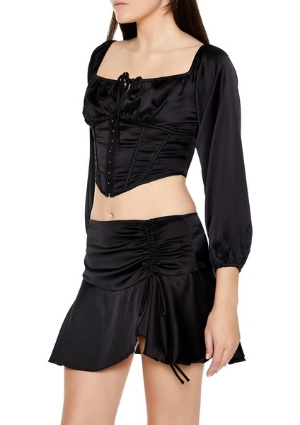 Saten Crop Korse fırsatları