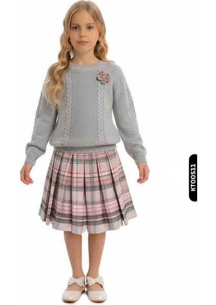 Kız Çocuk Elbise 8-12 Yaş 4069