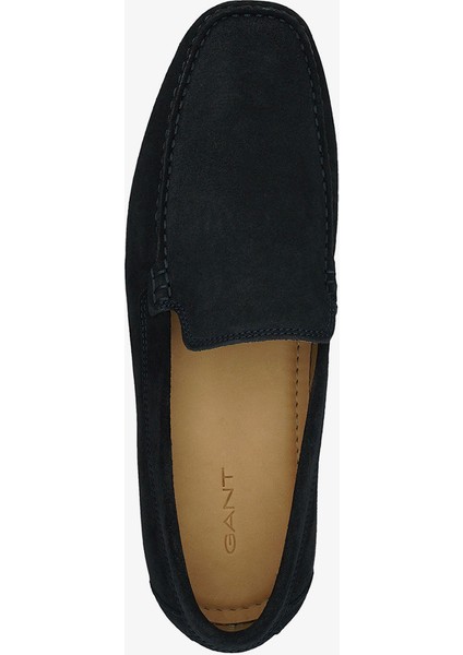Erkek Lacivert Süet Loafer fırsatları