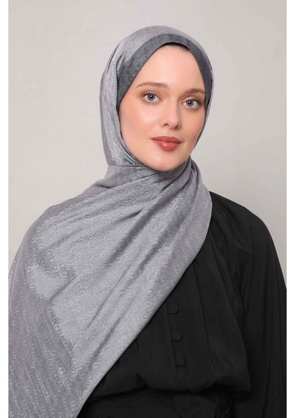 Füme Halka Desen Monogram Şal fırsatları