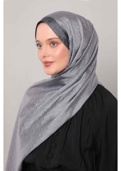 Füme Halka Desen Monogram Şal indirimleri