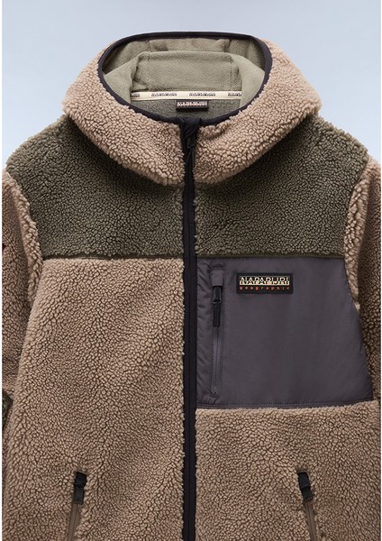 Yupik 3 Tam Fermuarlı Kapüşonlu Erkek Polar Üst