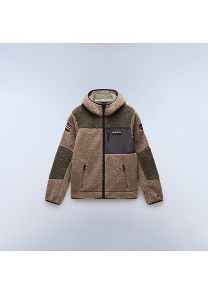 Yupik 3 Tam Fermuarlı Kapüşonlu Erkek Polar Üst