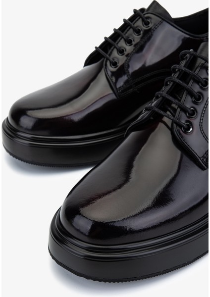 Erkek Hakiki Deri Bordo Casual Ayakkabı 381 22129 Erk Ayk SK25-26 Bordo Alkl Acma modelleri