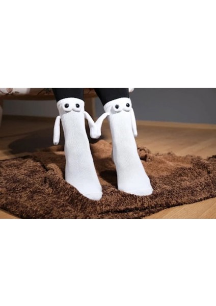Ceya 1 Adet Mıknatıslı Unisex El Ele Tutuşan Arkadaşlık Çorabı