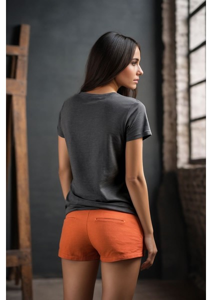 Bisiklet Yaka Basic Antrasit Tişört fiyatları