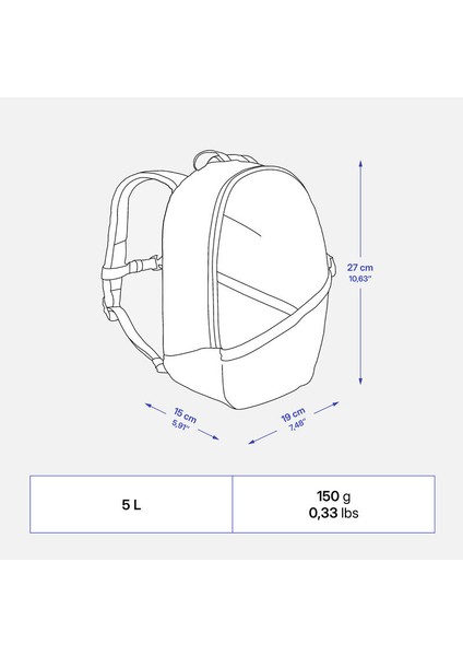 Çocuk Outdoor Sırt Çantası - 2/6 Yaş - 5 L - Yeşil - MH100 indirimleri