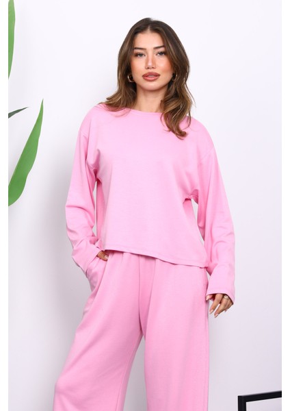 Pembe Yanları Taş Detaylı Modal Takım modelleri