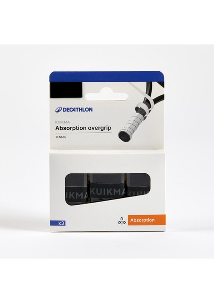 Tenis Overgrip - Beyaz - 3 Adet - ABSORB