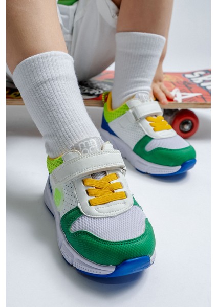 Erkek Çocuk Yeşil Günlük Spor Ayakkabı