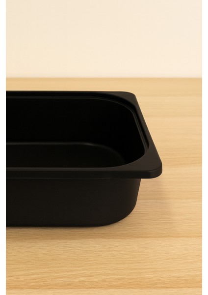 2’li Siyah Plastik Çekmece Organizer Seti, Masa ve Dolap Içi Düzenleyici Kutular (41X30X10 Cm) fırsatları