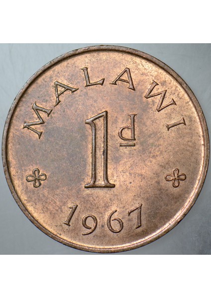 Malavi 1 Penny 1967 Malawi Çilaltı(-) fiyatları