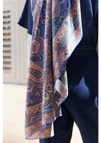 Harmony Lila Comfy Ipek Şal modelleri