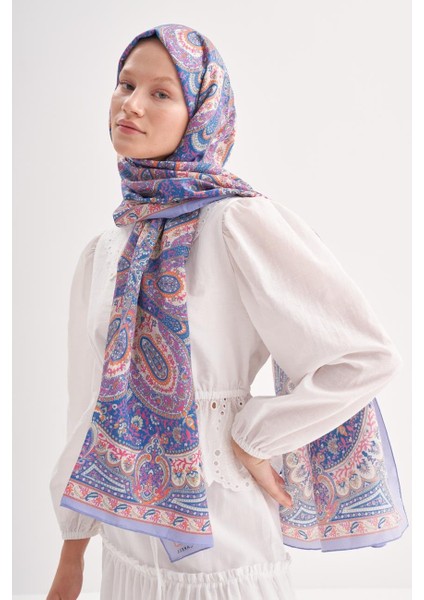 Harmony Lila Comfy Ipek Şal