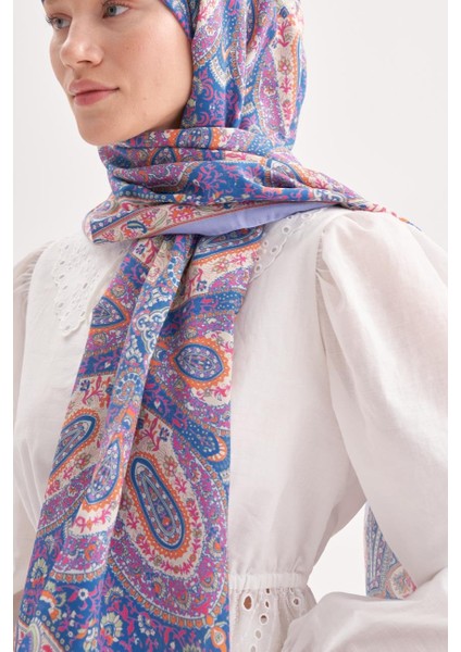 Harmony Lila Comfy Ipek Şal