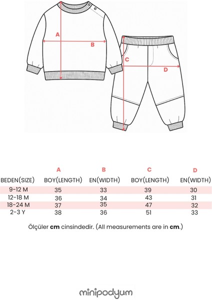 Nakış Detaylı Erkek Bebek Alt Üst Eşofman Takımı indirimleri