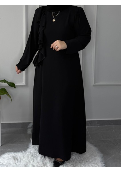 Marka Büyük Beden Tesettür Model Ilayda Double Krep Abiye Elbise 2.750,00 Tl