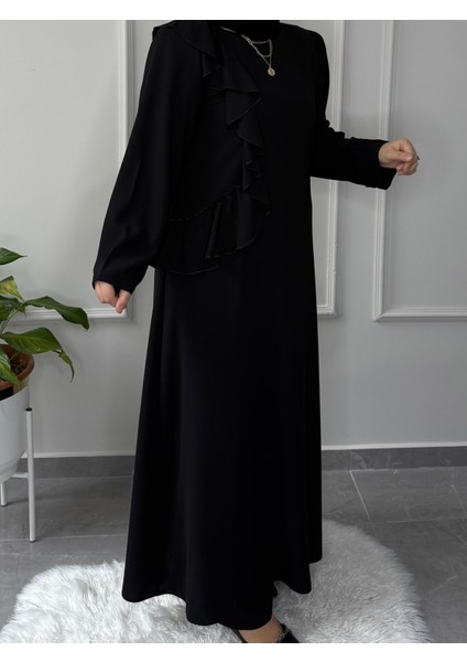 Marka Büyük Beden Tesettür Model Ilayda Double Krep Abiye Elbise 2.750,00 Tl fiyatları