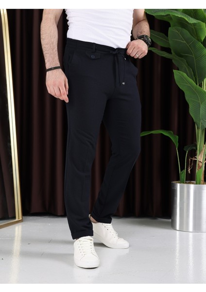 Ütü Gerektirmeyen Gofre Kumaş Jogger Pantolon modelleri