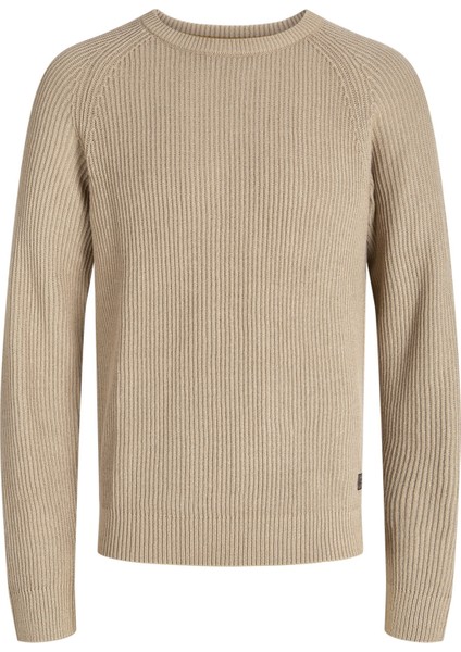 Jjpannel Pamuk Karışım Regular Fit Bisiklet Yaka Kazak Erkek Kazak 12278916 modelleri