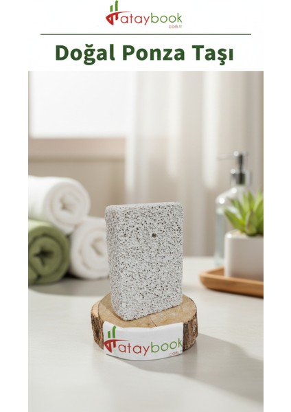 Ponza Taşı Doğal Topuk Taşı 1 Adet
