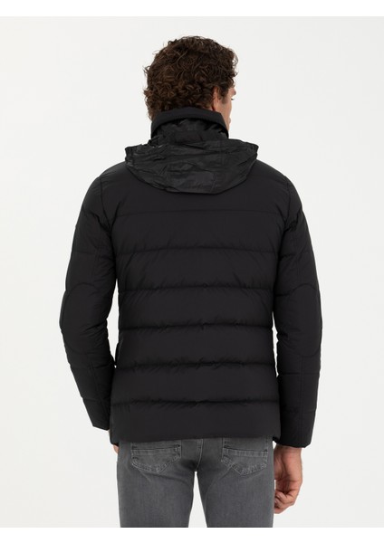 Erkek Siyah Kaz Tüyü Mont 50273112-VR046