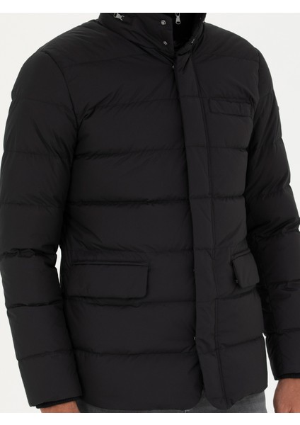 Erkek Siyah Kaz Tüyü Mont 50273112-VR046