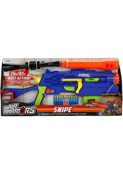 Buğz Air Warriors Snipe Sünger Dart Atan Silah modelleri