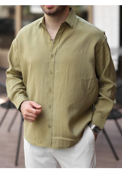 Oversize Oval Kesim Modal Gömlek fiyatları