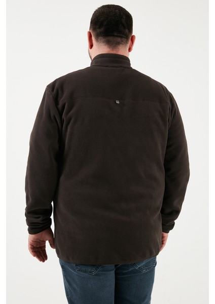 Regular Fit Anti-Pilling Büyük Beden Dik Yaka Kışlık Şardonlu 2'li Paket Polar Erkek Polar 5906001BS2 fırsatları