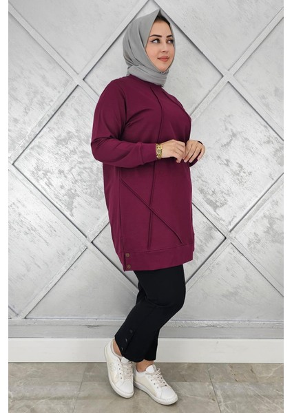 Kadın Kolye Detaylı Tesettür Tunik