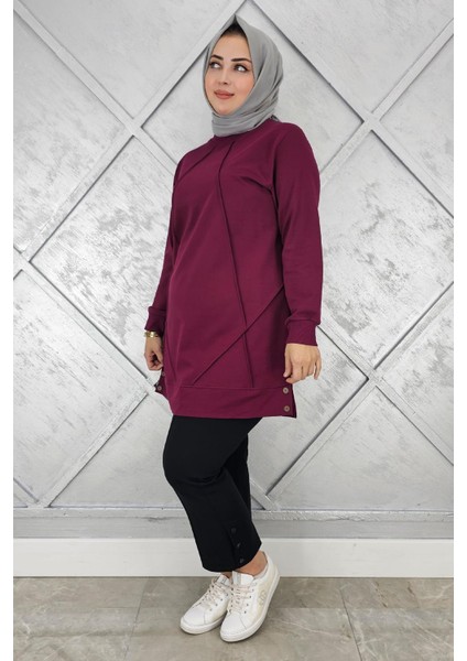 Kadın Kolye Detaylı Tesettür Tunik fiyatları
