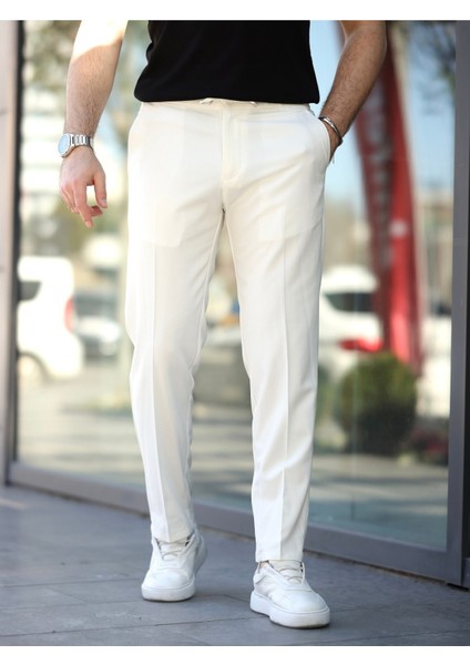 Rahat Şık Kolay Ütülenebilir Slim Fit Kumaş Jogger Pantolon fiyatları