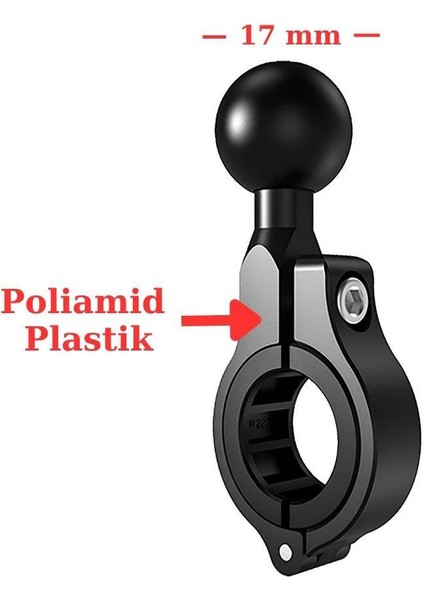 Toplu Plastik Gidon Bağlantı Aparatı 17MM fiyatları