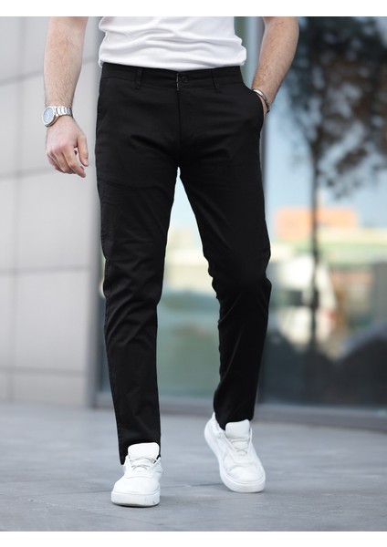 Slim Fit Chino Keten Pantolon