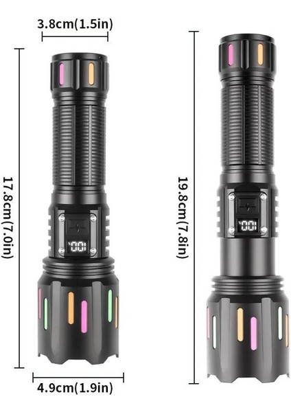 Brzm Zoomlu LED Powerbank Özellikli Şarjlı El Feneri fiyatları