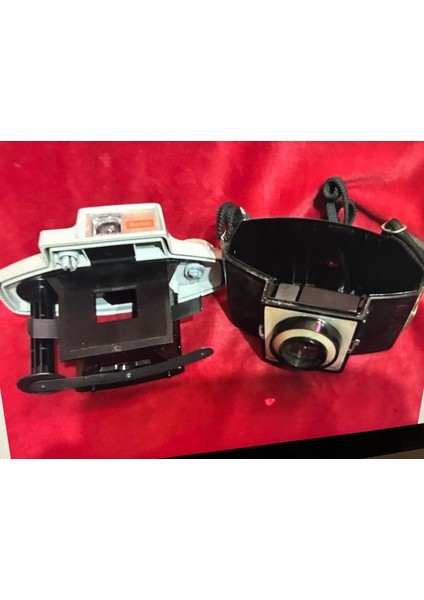 Kodak Brownie Cresta 3 Fotoğraf Maknesi - Çalışır Durumda indirimleri