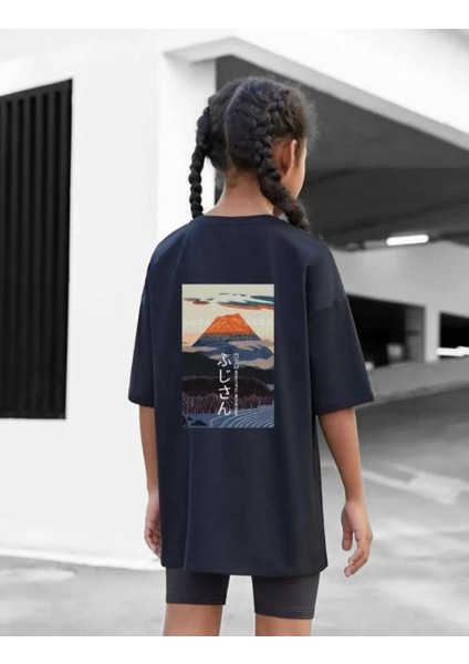 Çocuk Unisex Baskılı T-Shirt - Siyah fırsatları