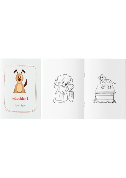 Köpekler Boyama Kitabı 1