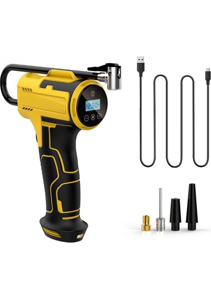 A6666 Dijital Şarjlı Hava Pompası | 3600MAH 150 Psı fiyatları